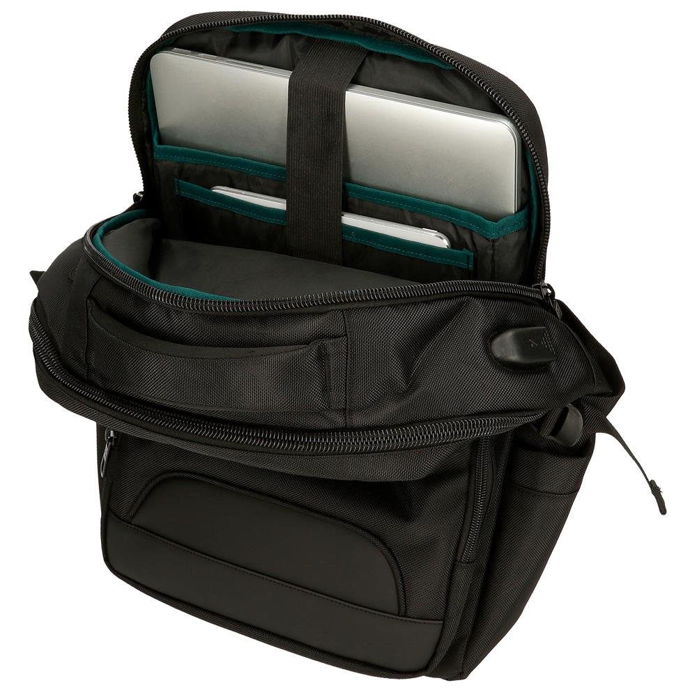 MOCHILA ADAP. CON PORTAORD. Y TABLET PJL BROMLEY 24 NEGRO – Image 5