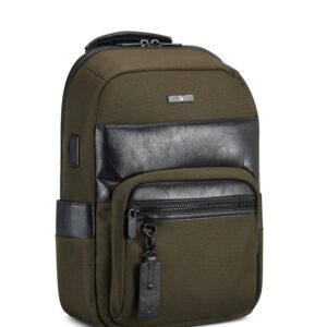 41226101 Zaino Slim 1 Nevada Nero Ballistic Green Unisex Briefcase