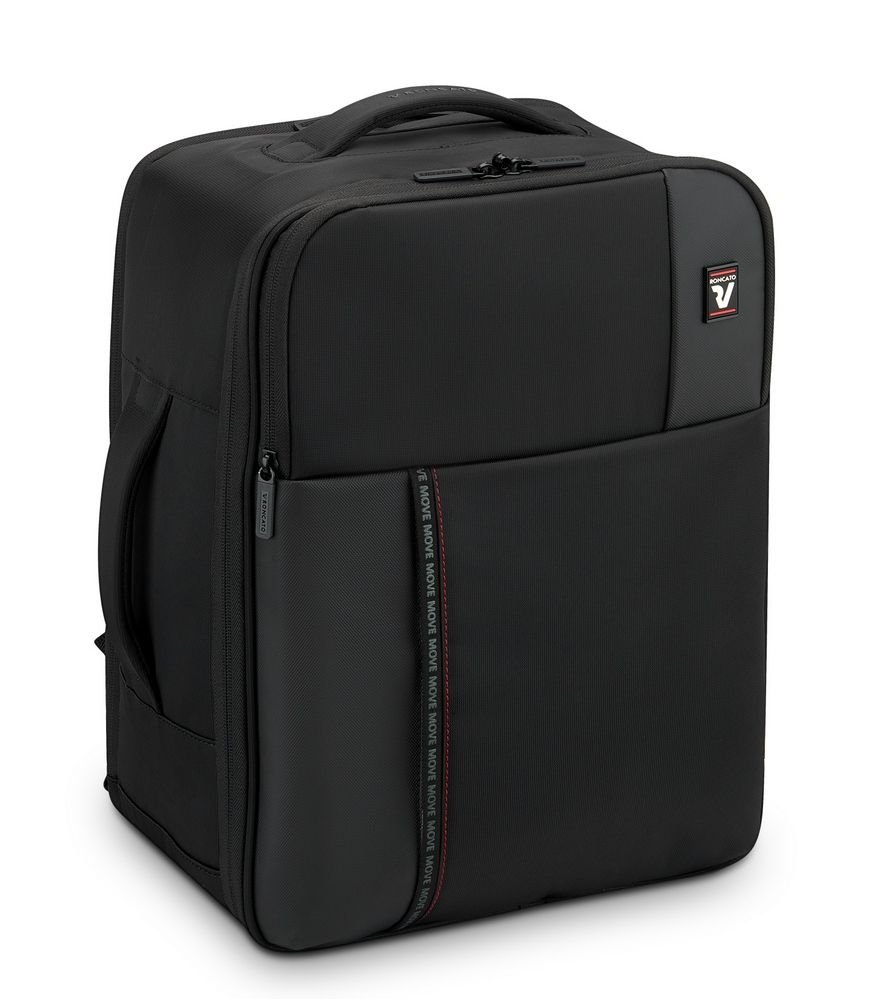 Cabin backpack 40x20x30 Roncato Move 5355 Smoke Black