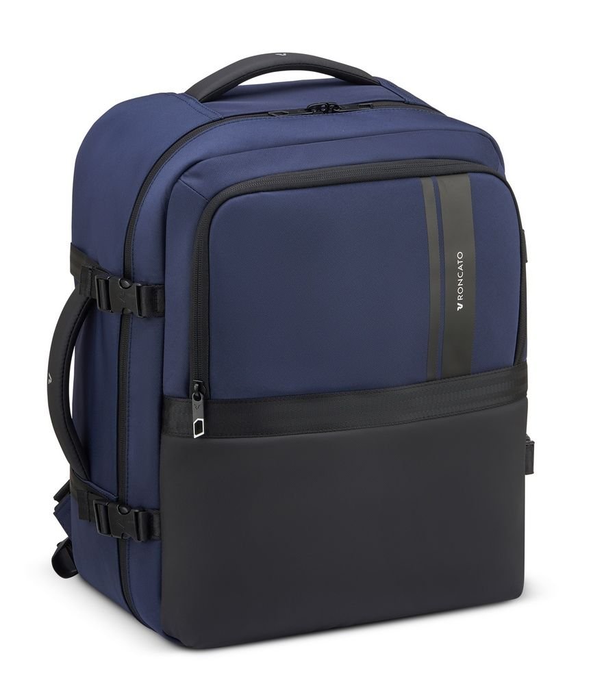 Cabin backpack 45x36x20 Roncato Metropolitan travel 4465 Dark Blue